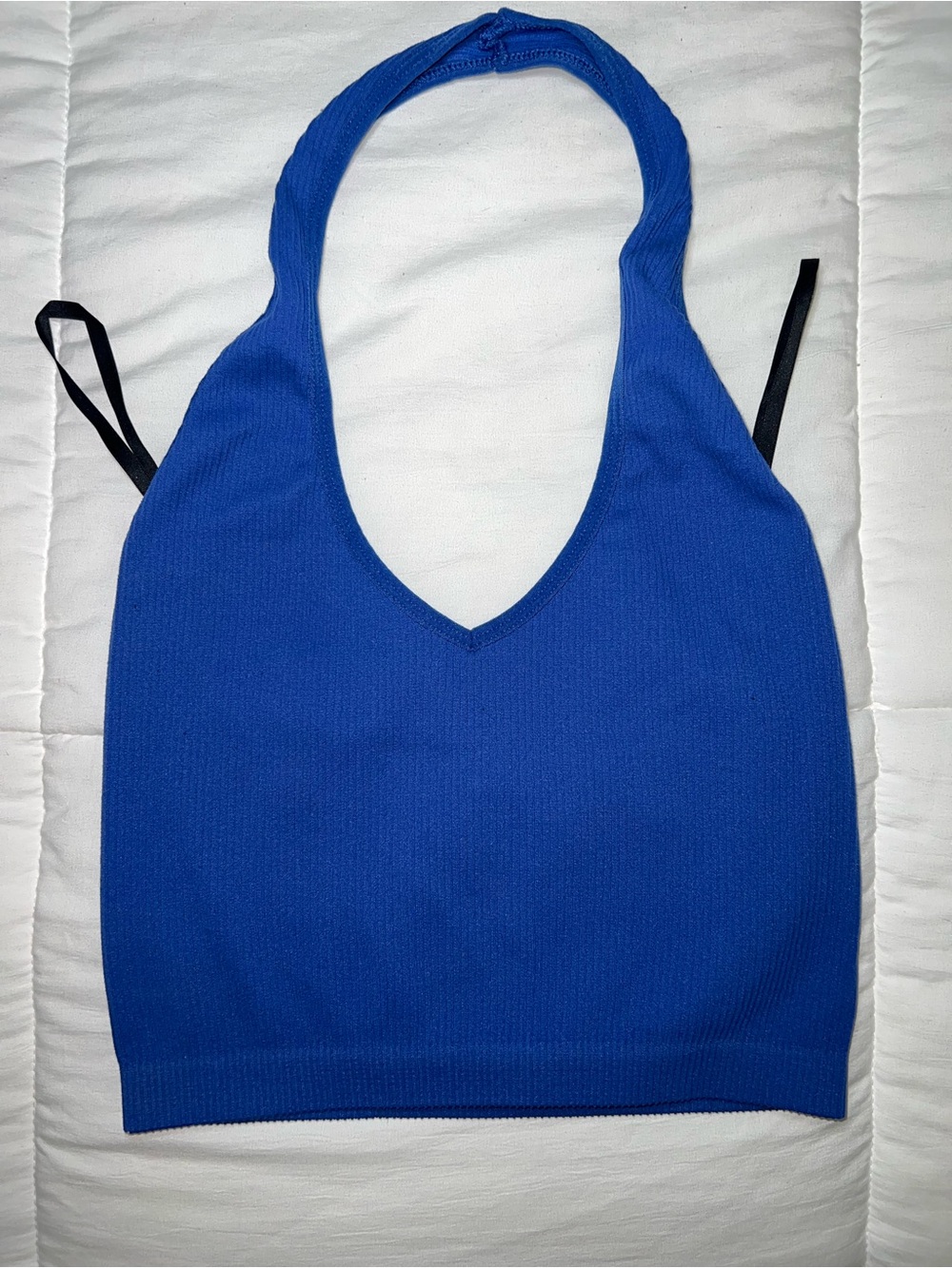 Aritzia Sunday Best ribbed halter top